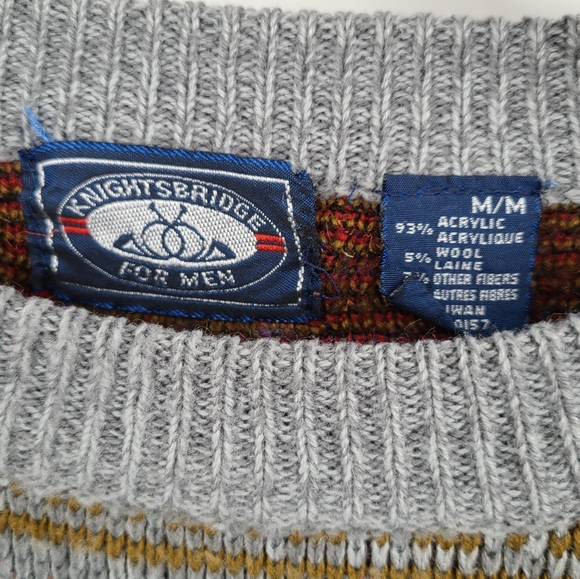 Vntg Nightsbridge crewneck Knit Sweater - Picture 6 of 7